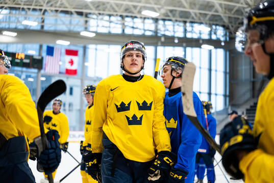 Jack Berglund of Sweden at a practice session