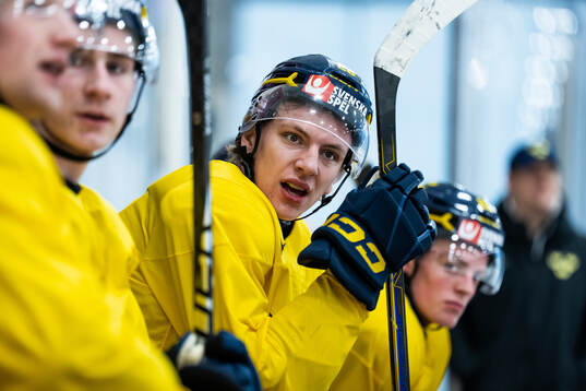 Jack Berglund of Sweden at a practice session