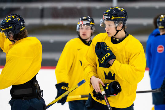 Eddie Genborg of Sweden at a practice session