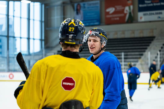 Jack Berglund of Sweden at a practice session