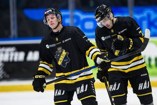AIKs Sid Boije och Elliot Sigrell deppar