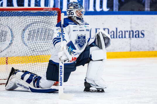Karlskogas målvakt Lars Volden