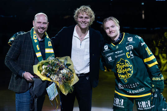 Umeås kommunalråd Hans Lindberg, David Åhman och