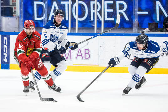 Moras Marcus Karlström och Karlskogas Jonatan Lundgren och