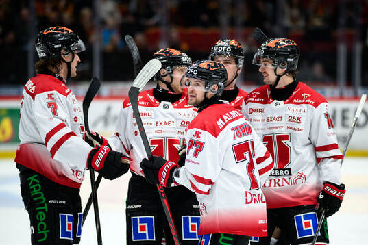 Örebros Teemu Turunen jublar