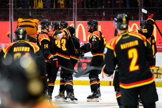 Brynäs Jakob Silfverberg jublar