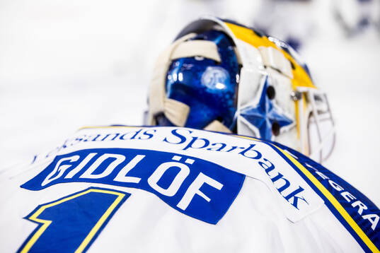 Leksands målvakt Marcus Gidlöf