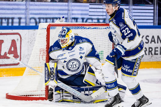 Leksands målvakt Marcus Gidlöf