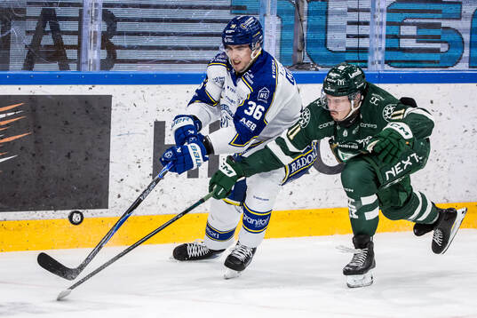 Leksands Stefan Milosevic och Färjestads Joakim Nygård