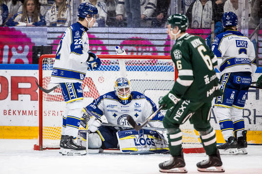 Leksands målvakt Marcus Gidlöf