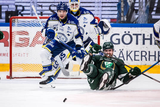 Leksands Alexander Lundqvist och Färjestads Radim Zohorna