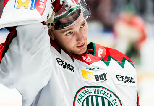 Frölundas målvakt Tobias Normann