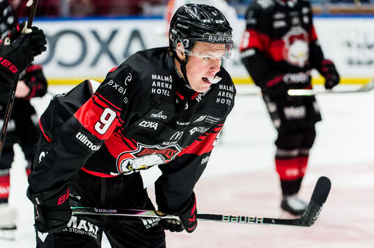 Malmö Redhawks Kalle Hemström deppar