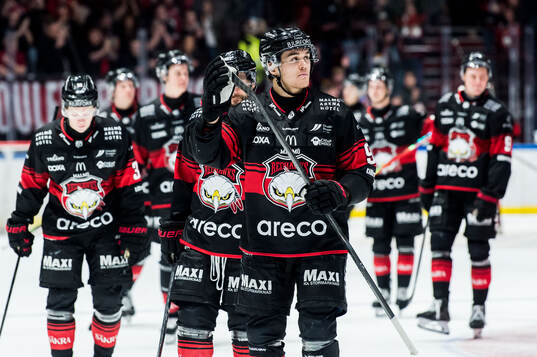 Malmö Redhawks Axel Sundberg deppar