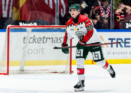 Frölundas Jacob Peterson jublar