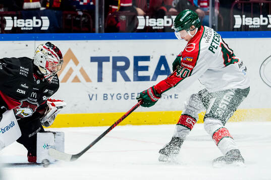 Frölundas Jacob Peterson sätter straff på Malmö