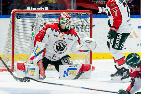 Malmö Redhawks Axel Sundberg gör 1-2 på Frölundas