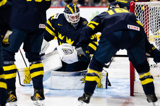 Goaltender Love Härenstam of Sweden
