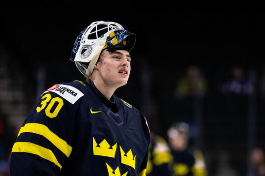 Goaltender Love Härenstam of Sweden
