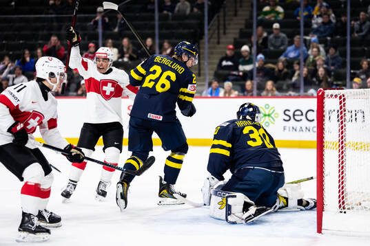 Nathan Borradori and Nolan Cattin of Switzerland against