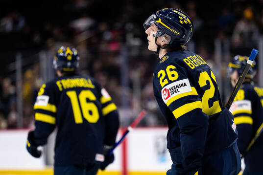Jack Berglund of Sweden looks dejected