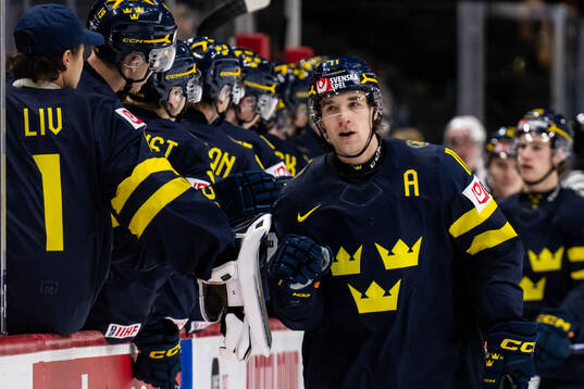Lucas Pettersson of Sweden celebrates