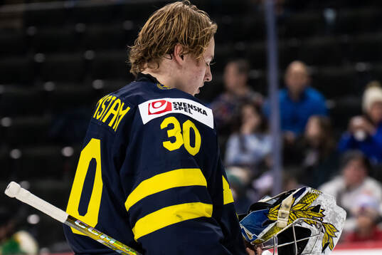 Goaltender Love Härenstam of Sweden