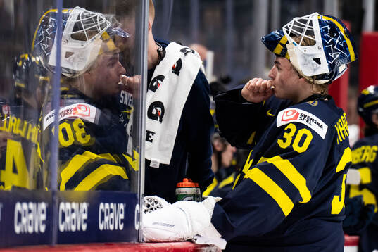 Goaltender Love Härenstam of Sweden