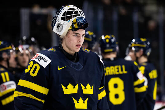 Goaltender Love Härenstam of Sweden
