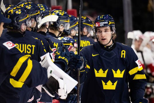 Lucas Pettersson of Sweden celebrates