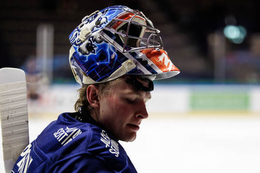 Växjös målvakt Ludvig Persson