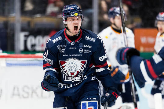 Linköpings Eskild Bakke Olsen jublar