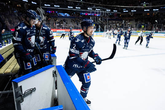 Linköpings Jonathan Myrenberg och Linköpings Rasmus