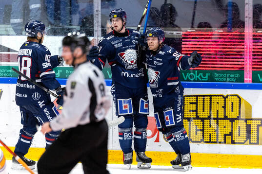 Linköpings Fredrik Karlström jublar