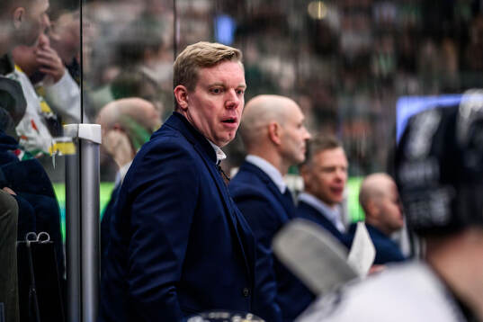 HV71s tränare Anton Blomqvist