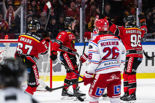 Luleås Isac Hedqvist jublar