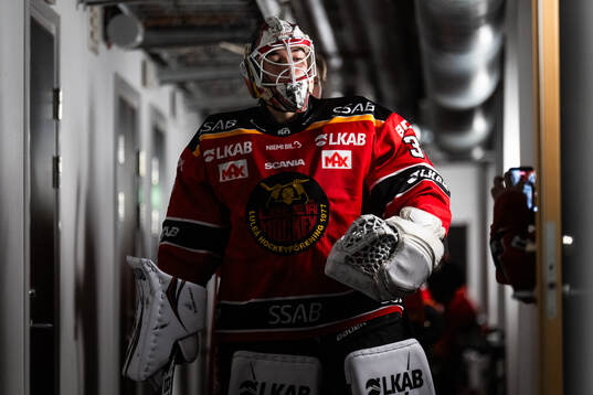 Luleås målvakt Matteus Ward