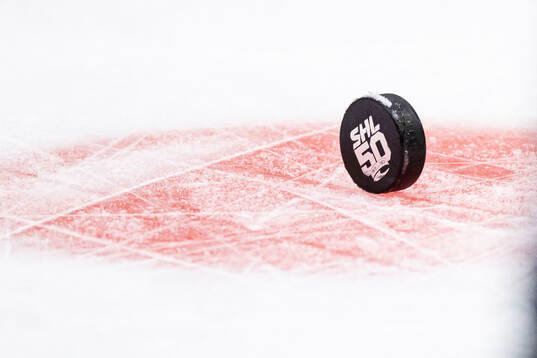 SHL 50 år puck