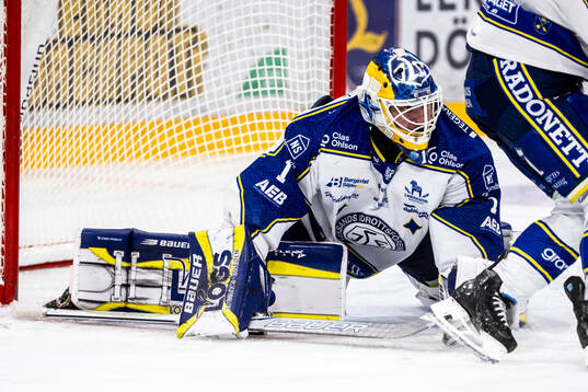 Leksands målvakt Marcus Gidlöf