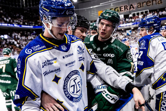 Leksands Anton Johansson och Färjestads Christoffer Jansson