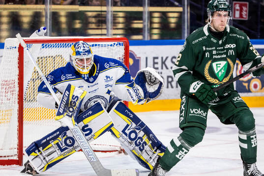 Leksands målvakt Marcus Gidlöf