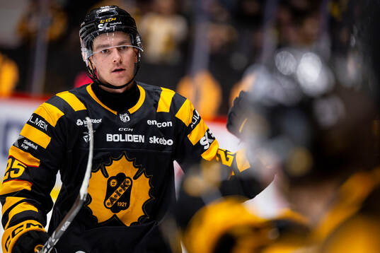 Skellefteås Pontus Johansson  jublar