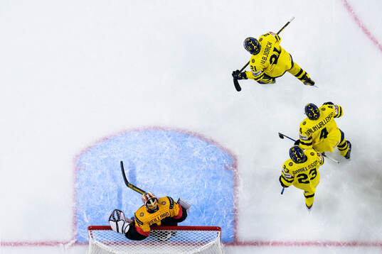 Viggo Björck, Liam Danielsson and Leo Sahlin Wallenius of