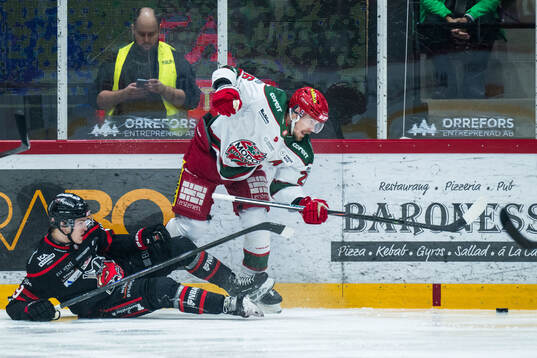 Nybros Hannes Hellberg och Modos David Rundblad