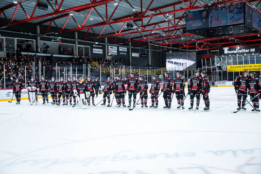 Nybros spelare jublar