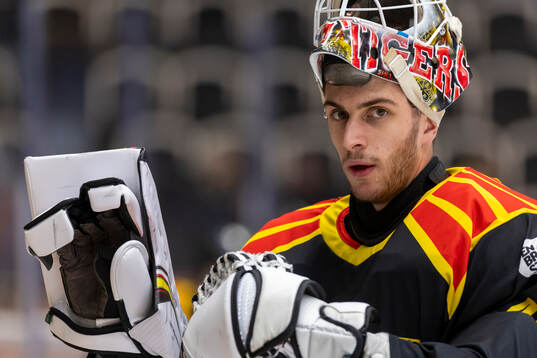 Brynäs målvakt Damian Clara
