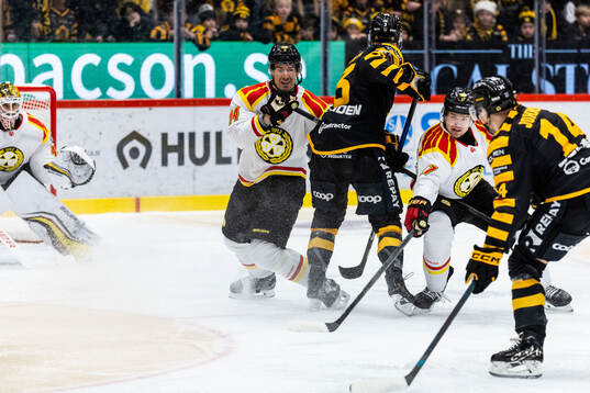 Brynäs Robert Hägg och Mattias Norlinder mot Skellefteås