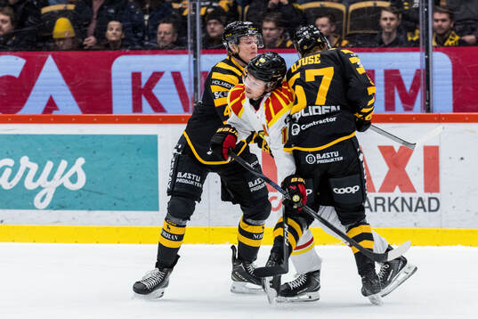 Skellefteås Rasmus Bergqvist och Emil Djuse mot Brynäs