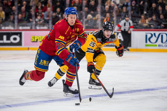 Djurgårdens Jesse Ylönen och Luleås Filip Eriksson