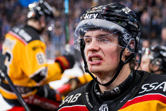 Luleås Markus Nurmi reagerar
